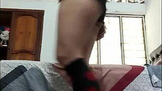 A Sweet Striptease As I Undress At Home Slowly