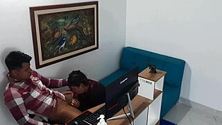 Horny Secretary Begs for Pussy Pounding Now!