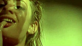 Hey, check out sexy Dahlia's steamy shower play with naughty vibes!