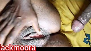 behind the scenes cumshot in missionary on shaved pussy