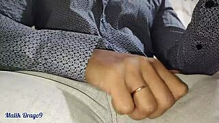 malik drago9 so horny at work, jerking big dick and cumming tons