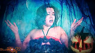 Ghostly Ghoulfriend Joi in Halloween Costume