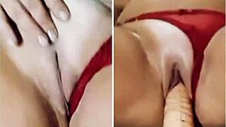 mireladelicia's compilation of home videos dancing in transparent dress and black panties