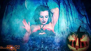 Ghostly Ghoulfriend Joi in Halloween Costume