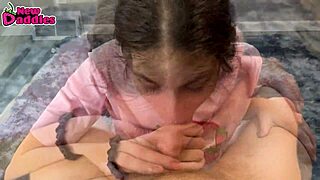 first time college slut gives pov blowjob.