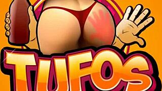 Black guy fucks Ana Julia's big ass