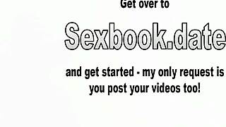 Ebony beauty with big tits performs deepthroat blowjob in pov