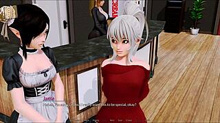 exploring the harem hotel in episode 256