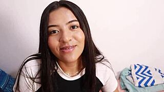 My neighbor takes my load in her tight hole!