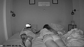 Hidden camera catches me banging the neighbor in her room! 😈