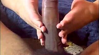 Asian Sucks And Fucks Big Black Cock Late Night