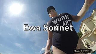 ewa sonnet reveals free big tits and nipples