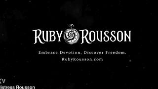 Worship My Ass in Leather with Femdom Domination Instructions