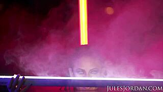 Jules jordan - dark seduction angela white fucks under neon lights at night