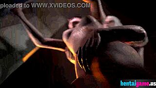 3d witcher milf gets pounded from behind