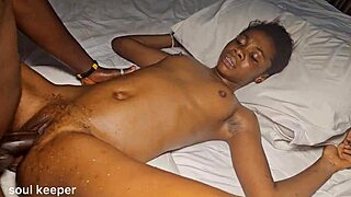 Cum inside her creamy pussy and watch it drip out