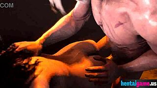 3d witcher milf gets pounded from behind