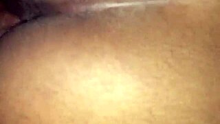 amateur ebony teen takes hard drilling