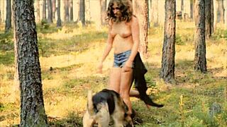 I’m obsessed watching this retro beauty bent over in hairy action!