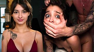 पैर कांपने वाला जोश, घर में बने काउगर्ल राइड में ब्रूनेट लडकी कांपती रही।