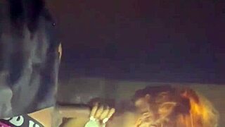 Ebony babe creampied in Beale Street parking garage.