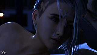 Petite teen sucks huge cock until facial cumshot. How does she handle it?