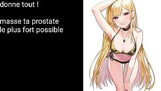 hey, follow my joi with marin kitagawa's anal cei 😏