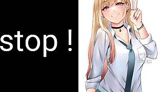 hey, follow my joi with marin kitagawa's anal cei 😏