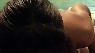 latina petite walks around horny, showing off her ass and natural tits