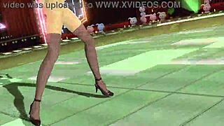 hatsune miku in nude bunny costume, full mod for project diva.