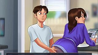 I ended up finishing inside my stepmother after intense action.