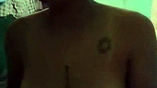 latina petite walks around horny, showing off her ass and natural tits