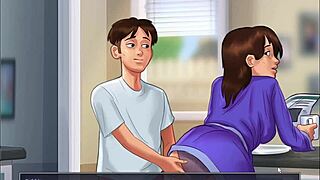 I ended up finishing inside my stepmother after intense action.