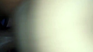 Nigerian girlfriend rides cock in cowgirl position