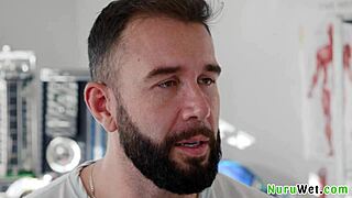 Wow, Petite Blonde Teen's Nuru Massage Gets Wild!