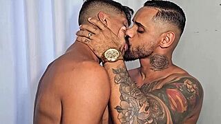 My friend's huge cock is impressive 😍