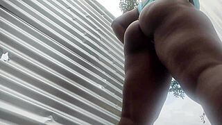 Voluptuous Girl's Enchanting Outdoor Cabin Anal Scene