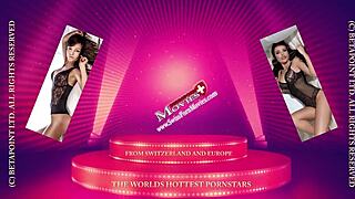 Blonde Bombshell In Pick Stockings Gives Best Footjob On Planet