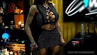 brazilian bibi griffo teases ruan in outdoor interview