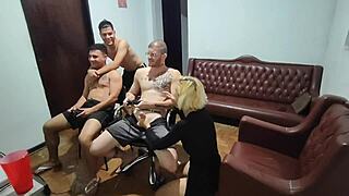 Friends Turn Game Night Into Anal Fuck Fest