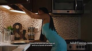 Ebony And Her White Girlfriend Toy With Each Other - Chanel Camryn Ameena Green