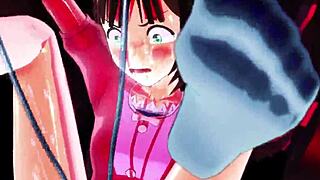 haruka faces squirting challenge in anime adventure