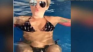 old blonde milf wife swallows cum with big tits and ass in homemade scene