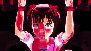 haruka faces squirting challenge in anime adventure