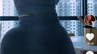 Blowjob and creampie in blue light room