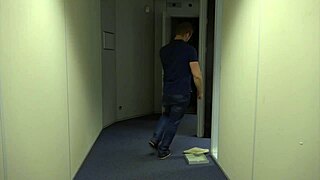 Teen Violet Haze Bound as Real Estate Agent in Gagging BDSM Tape