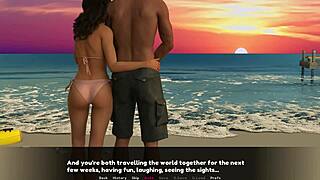 Big tits blond babe getting smashed in both holes by two horny stallions 😈