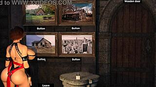 Exploring the mysterious castle with mai in ending one