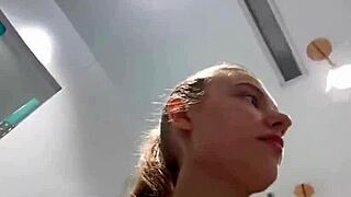 teen caught masturbating in changing room on hidden webcam