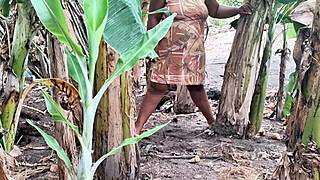 In a homemade outdoor setting, an amateur milf with a big pussy indulges in public urination, capturing raw moments of exposure.